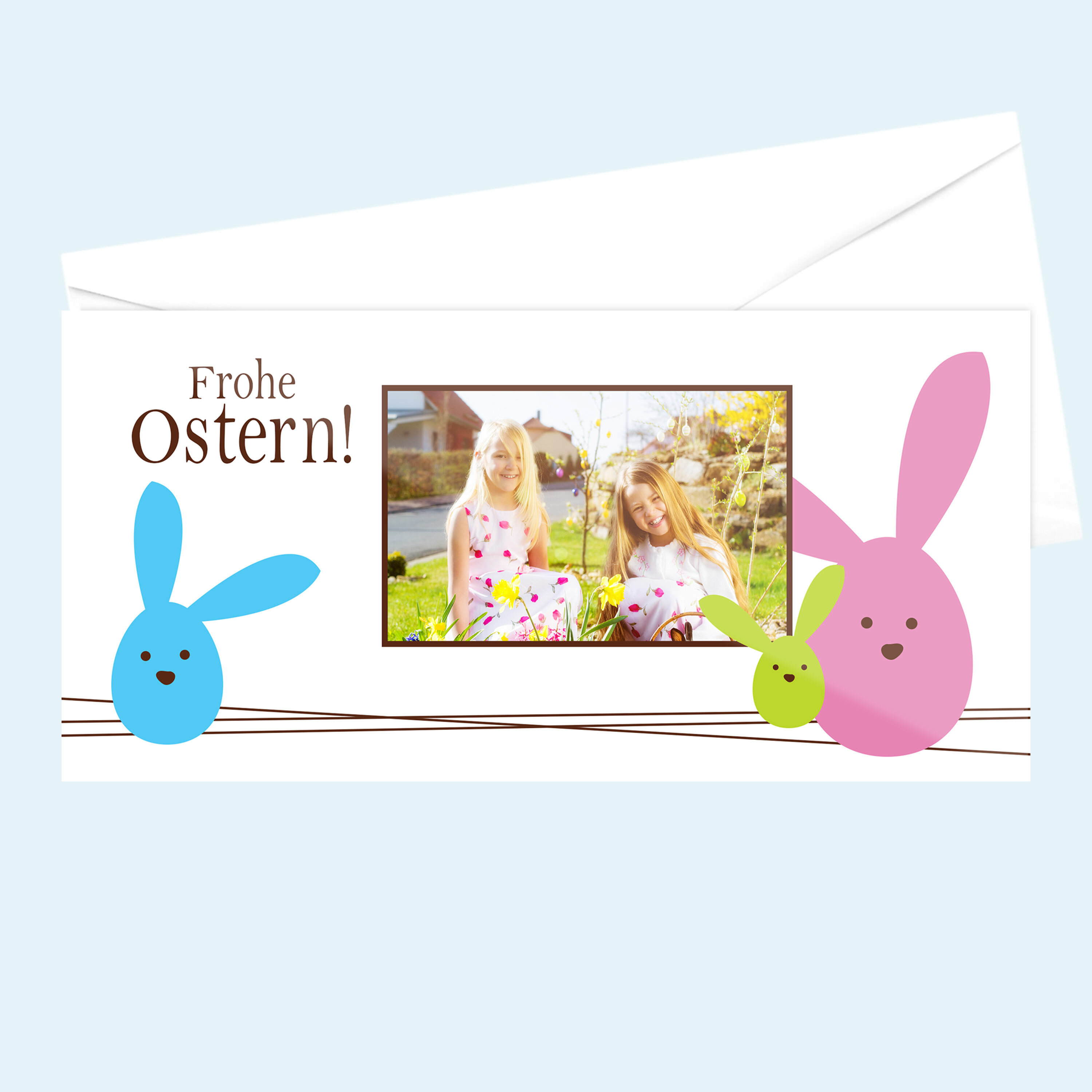 Grußkarte DIN lang Quer