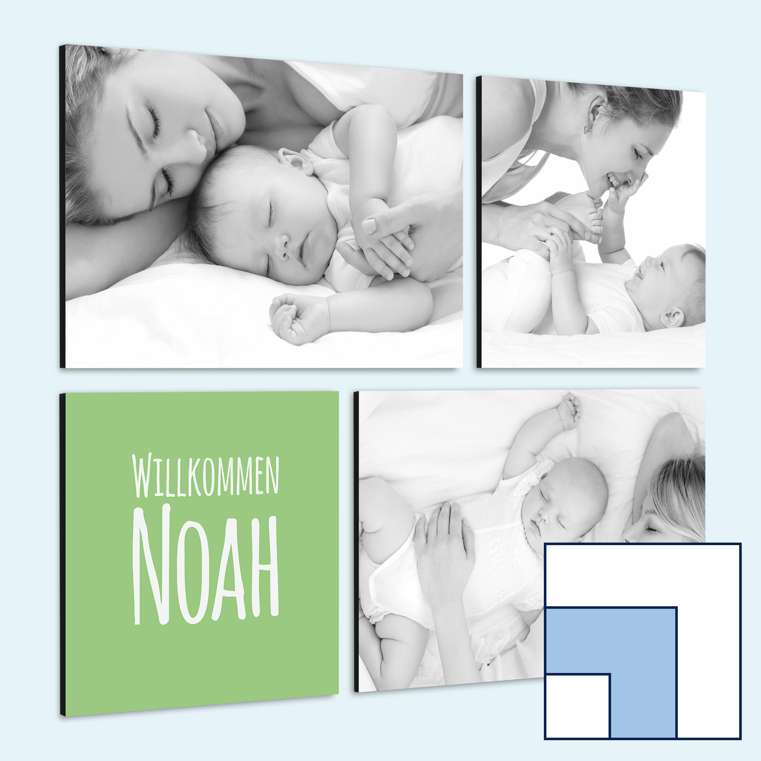 Paradies Fotowand Medium