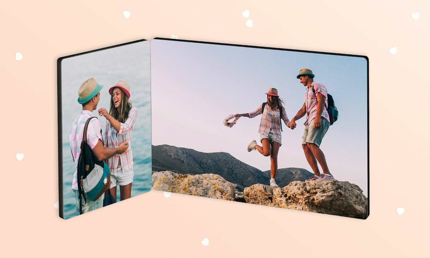 Fotoaufsteller 2-teilig