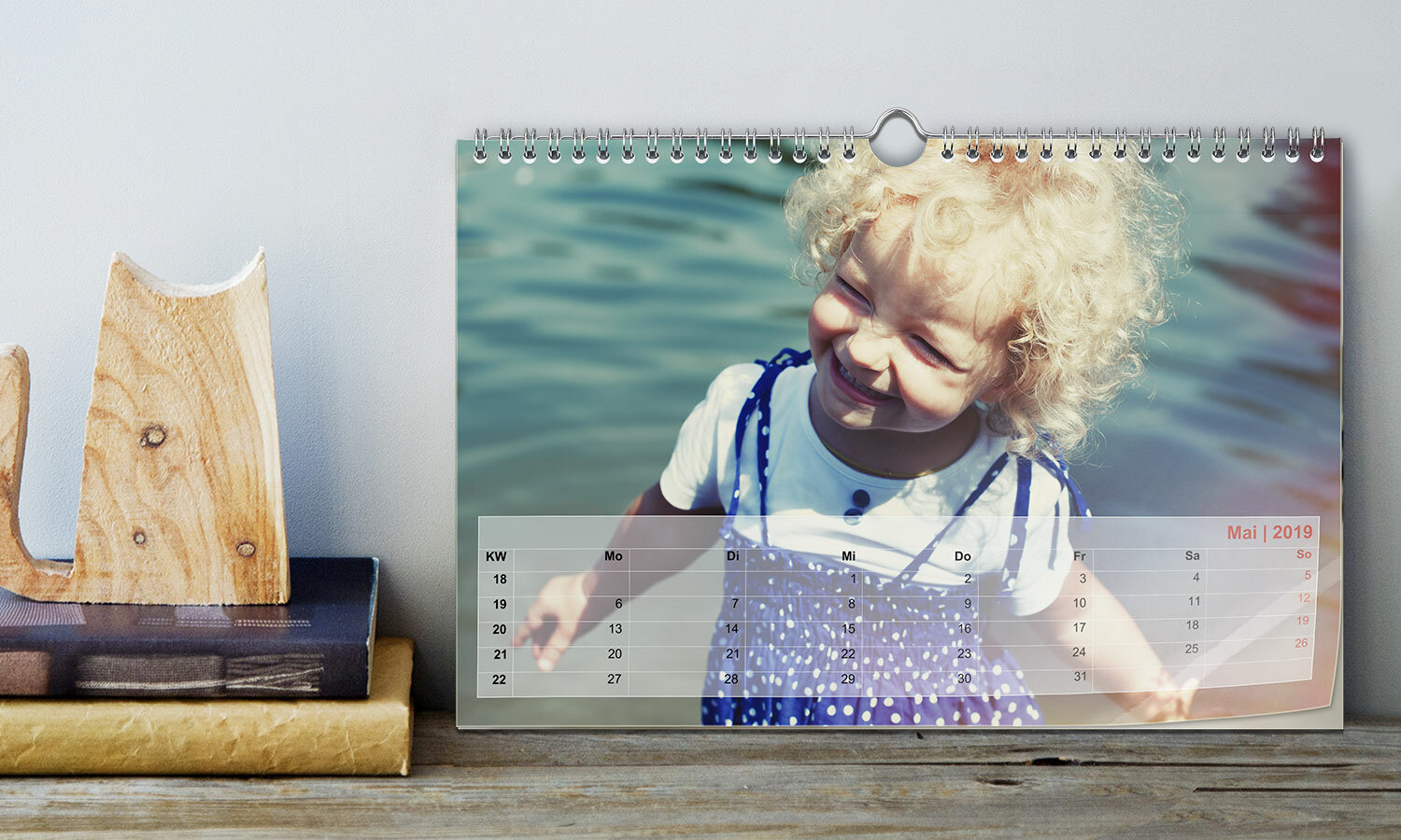 Kalender im Querformat