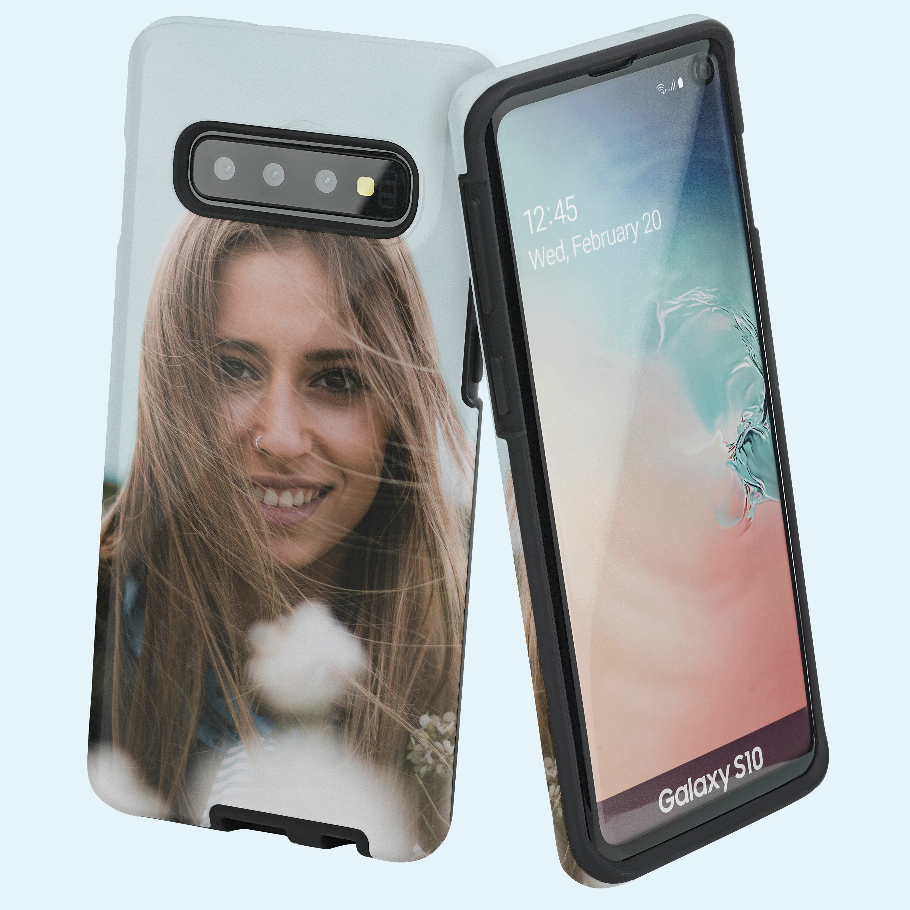 Samsung Galaxy S10, Handyhülle mit Bumper