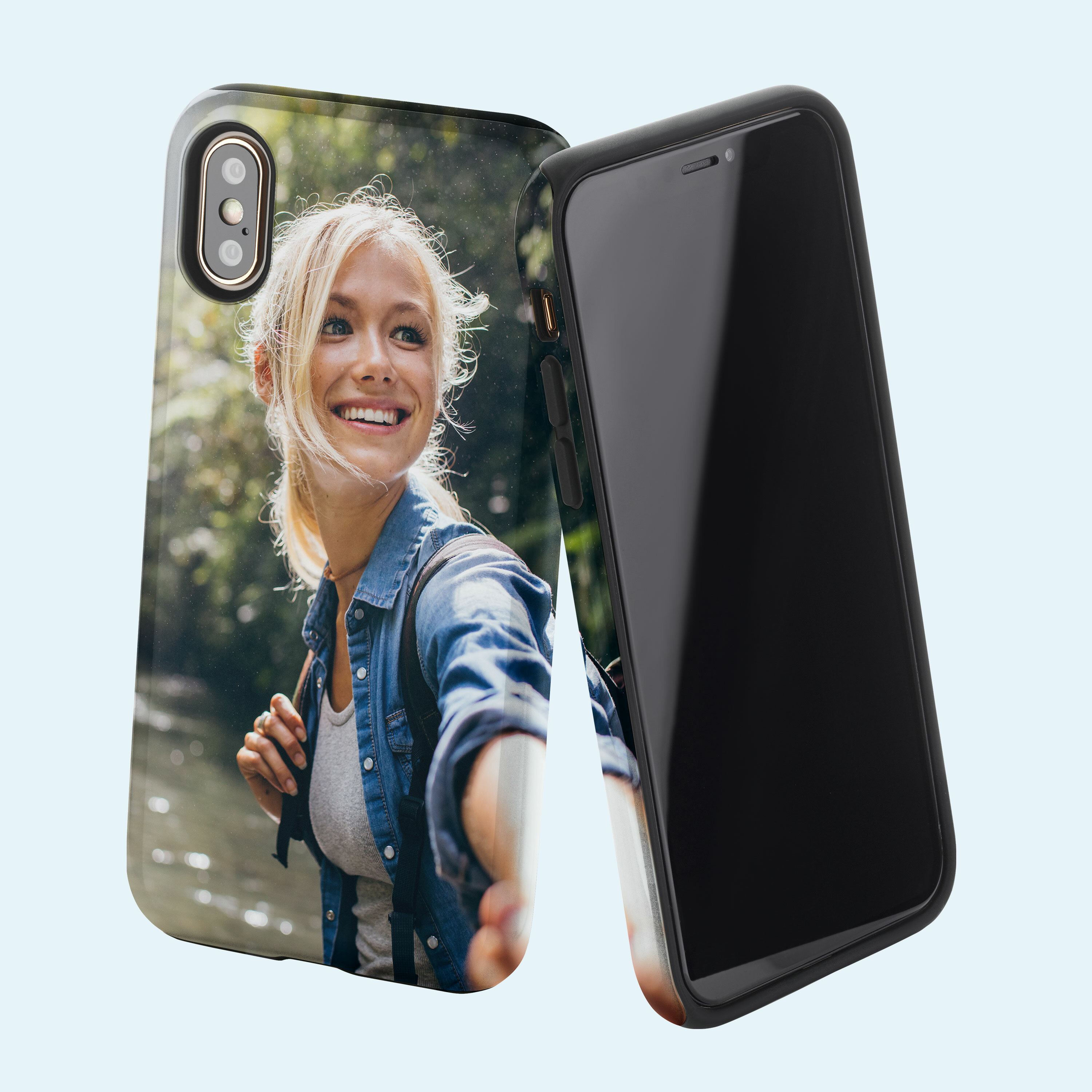 iPhone Xs Handyhülle mit Bumper