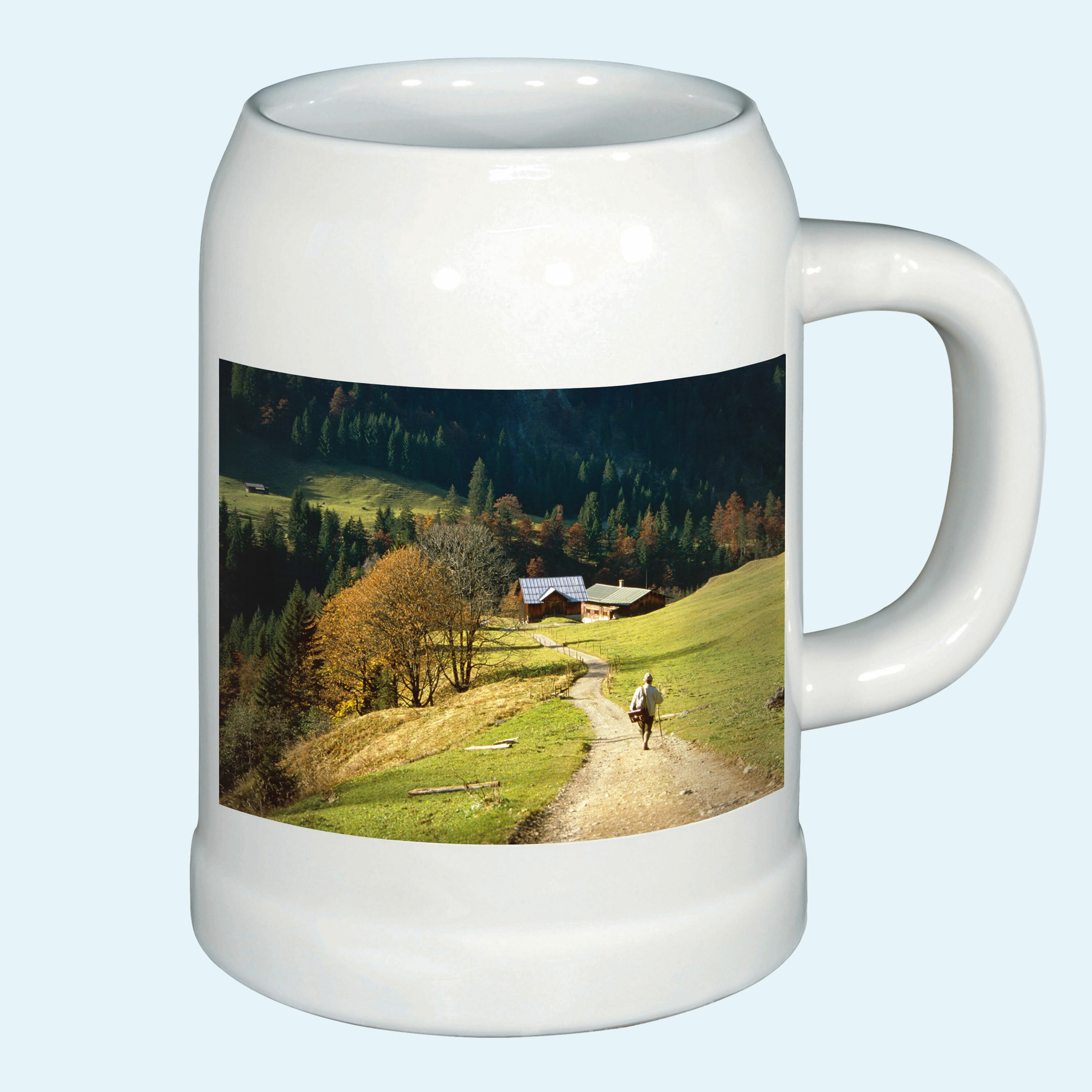 Bierkrug aus Keramik